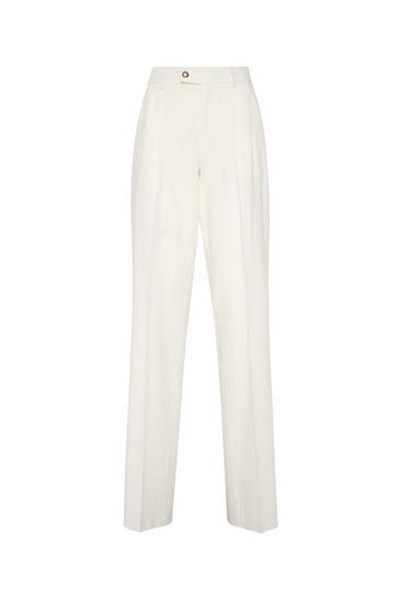PHILIPP PLEIN Business-Hose 01 | white Straight