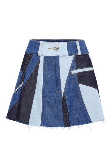 PHILIPP PLEIN Jeansrock 08 | middleblue