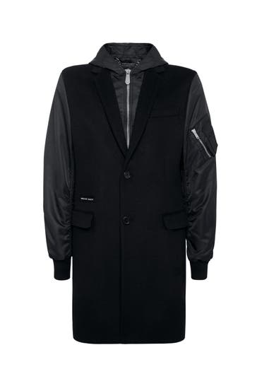 PHILIPP PLEIN Wollmantel 02 | black
