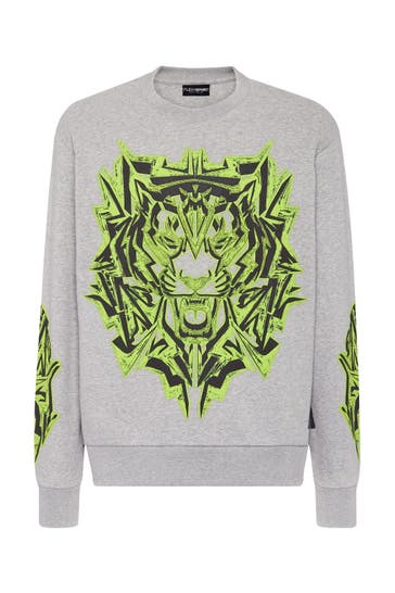 PLEIN SPORT Sweatshirt TIGER 10 | grey