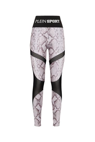 PLEIN SPORT Leggings PYTHON 10 | grey Skinny