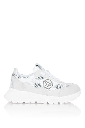 PHILIPP PLEIN Suede Low-Top Sneakers
