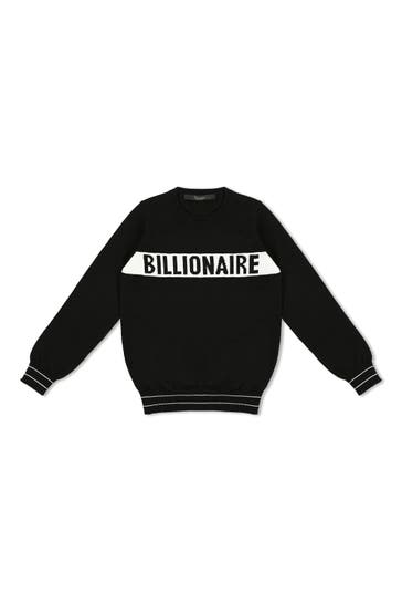 BILLIONAIRE Langarmshirt STATEMENT 02 | black