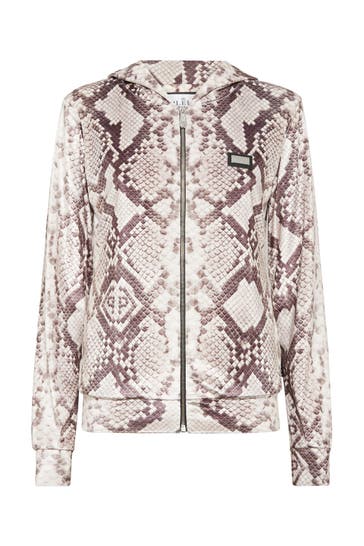 PHILIPP PLEIN Sweatjacke PYTHON 06 | beige