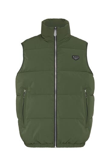 PHILIPP PLEIN Weste 0350 | oliv