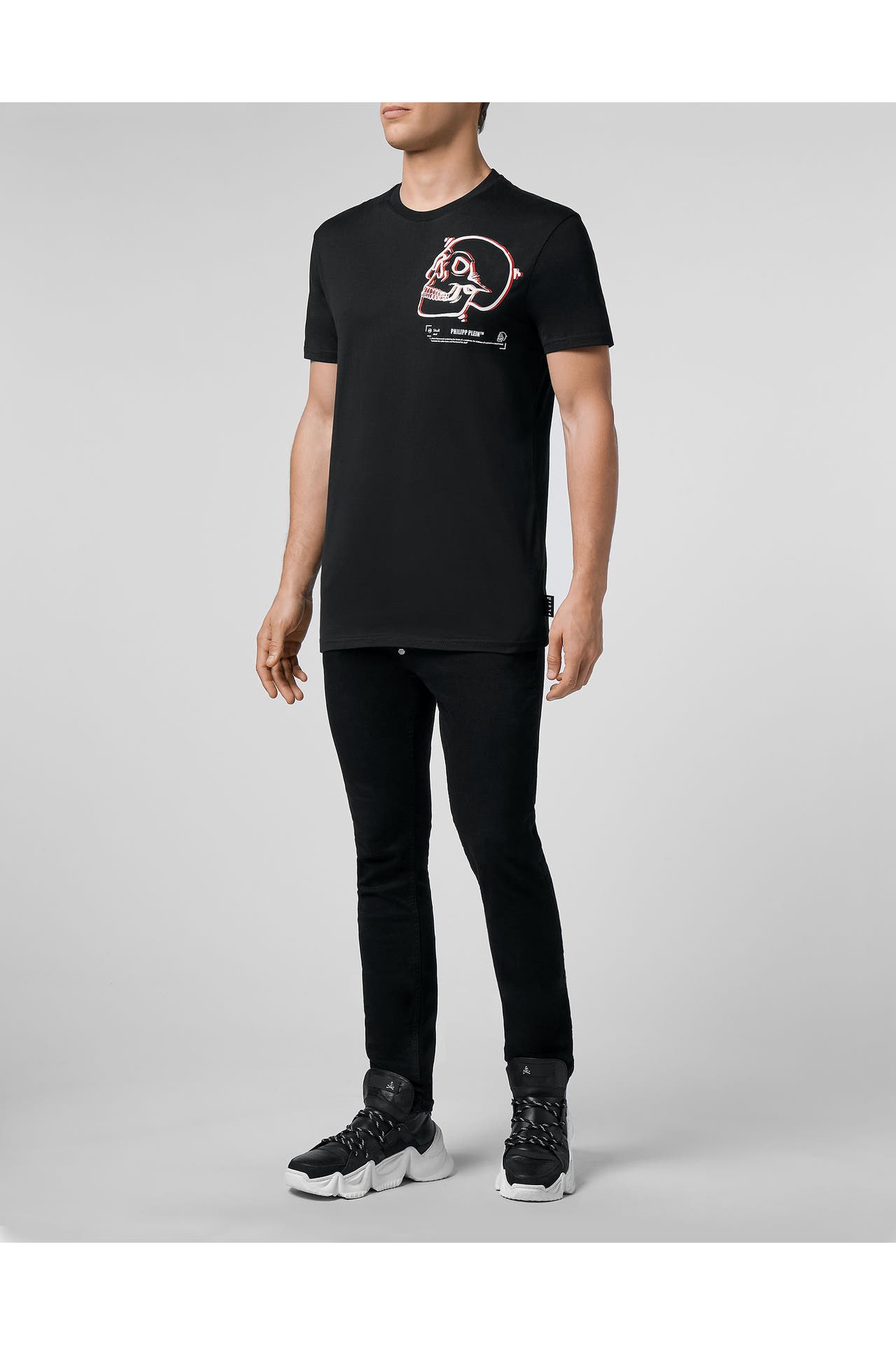 PHILIPP PLEIN T-Shirt Rundhalsausschnitt Ss SKULL, Bild 1