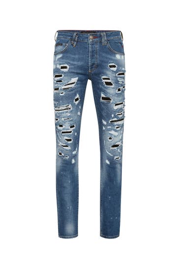 PHILIPP PLEIN Jeans 14BQ | BaroqueBlue Straight