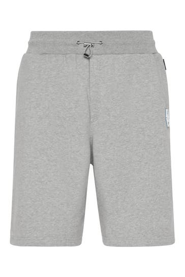 PHILIPP PLEIN Short ICONIC PLEIN 10 | grey Wide/ Loose Fit