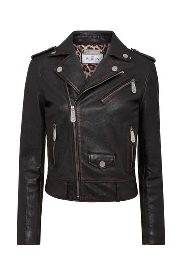 PHILIPP PLEIN Lederjacke 02 | black