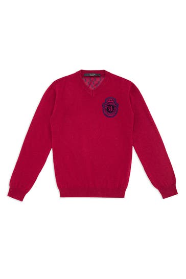 BILLIONAIRE Langarmshirt LOVE 35 | Bordeaux