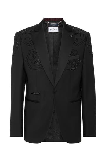 PHILIPP PLEIN Business-Sakko MONOGRAM 02 | black Slim Fit