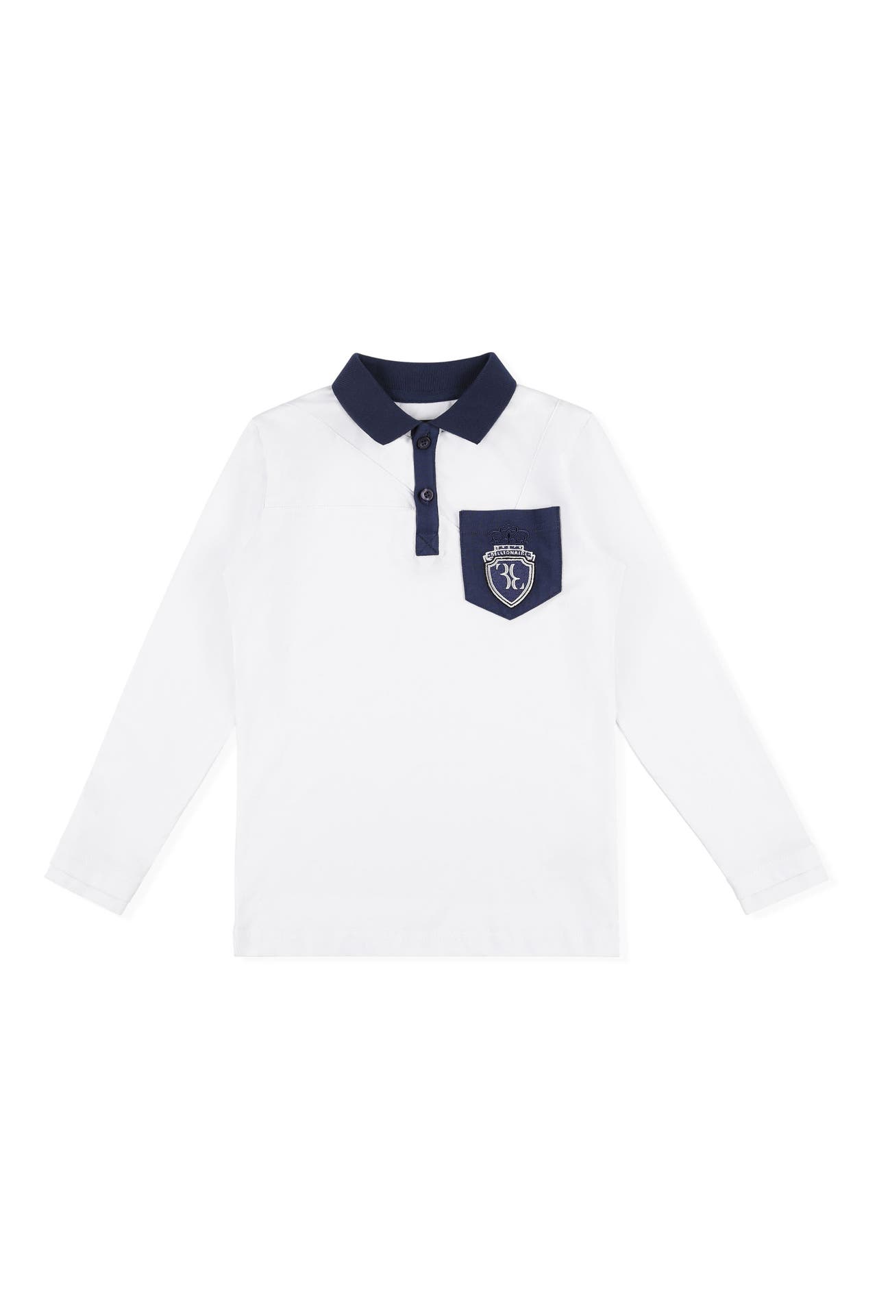 BILLIONAIRE Langarmshirt CREST 01 | white, Bild 1