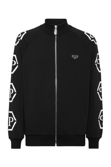PHILIPP PLEIN Sweatjacke HEXAGON 02 | black