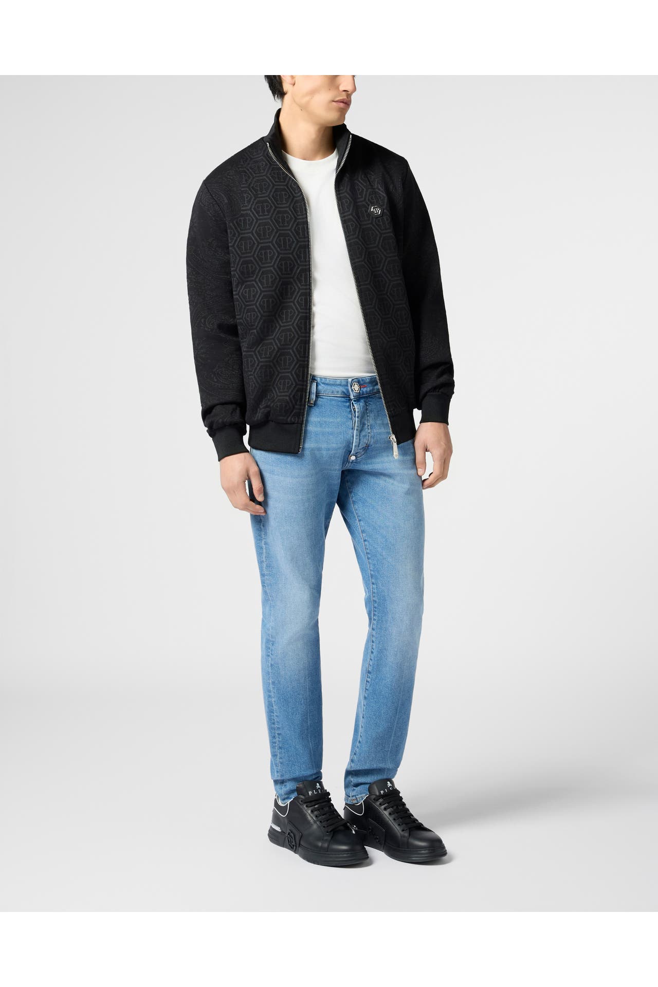 PHILIPP PLEIN Sweatjacke PAISLEY 02 | black, Bild 1