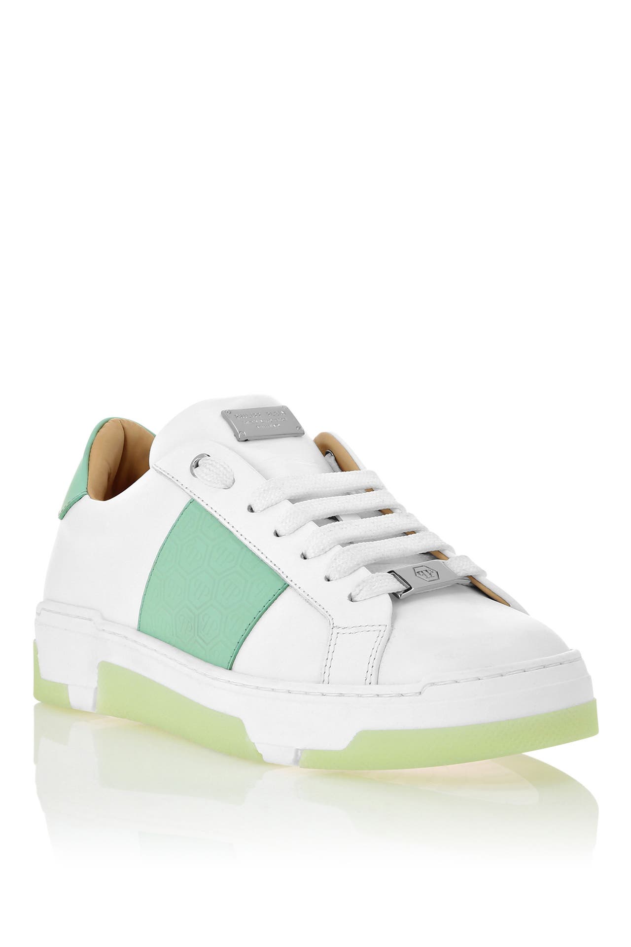 PHILIPP PLEIN Sneaker MONOGRAM 0105 | white/green, Bild 1