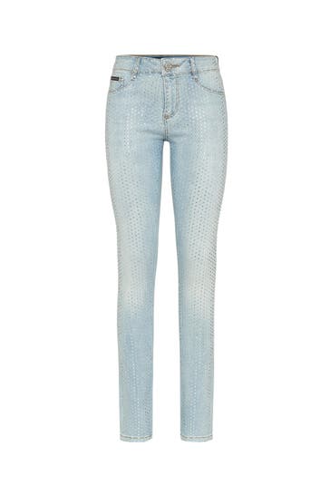 PHILIPP PLEIN Jeans 02MR | BlackMarble Skinny