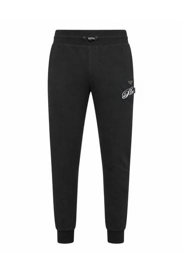 PHILIPP PLEIN Sweatpant TEDDY 02 | black Wide/ Loose Fit