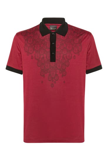 BILLIONAIRE Polo-Shirt CREST 35 | Bordeaux