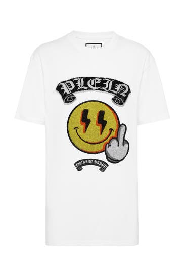 PHILIPP PLEIN T-Shirt SMILE 01 | white