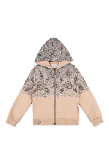 PHILIPP PLEIN Kapuzen-Sweatjacket MONOGRAM