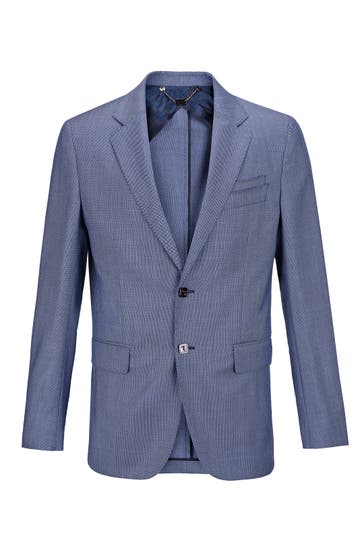 BILLIONAIRE Business-Sakko DOUBLE B 07 | lightblue Slim Fit