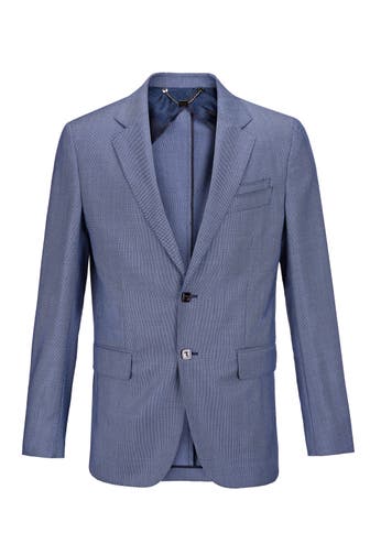 BILLIONAIRE Business-Sakko DOUBLE B 07 | lightblue Slim Fit