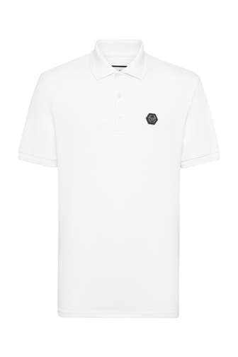 PHILIPP PLEIN Polo-Shirt GOTHIC PLEIN 01 | white