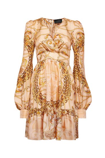PHILIPP PLEIN Kleid NEW BAROQUE 06 | beige