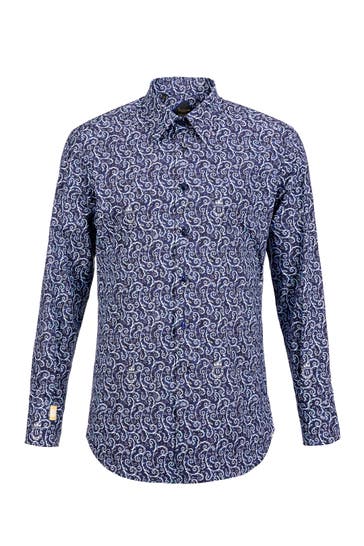 BILLIONAIRE Business-Hemd 14 | darkblue Slim Fit