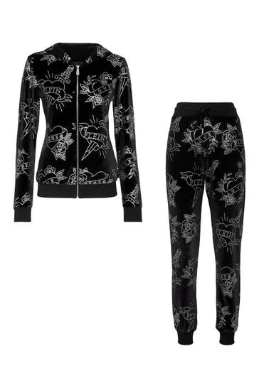 PHILIPP PLEIN Sweatjacke LOVE 02 | black Straight