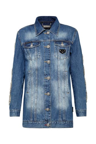 PHILIPP PLEIN Jeansjacke 14NQ | NewBaroqueBlue