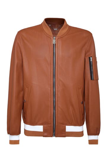 BILLIONAIRE Lederjacke 04 | brown