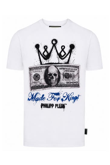 PHILIPP PLEIN Kurzarm-Rundhals-T-Shirt