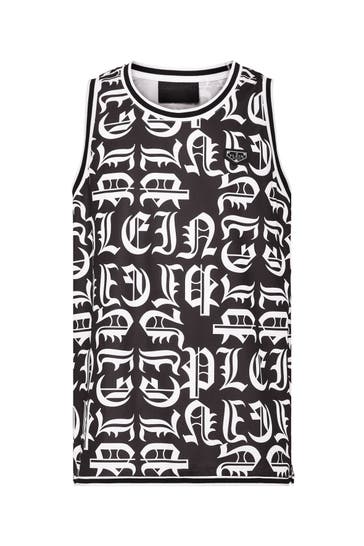 PHILIPP PLEIN Tank Top GOTHIC PLEIN 02 | black