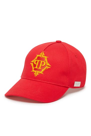 PHILIPP PLEIN Cap HEXAGON 13 | red