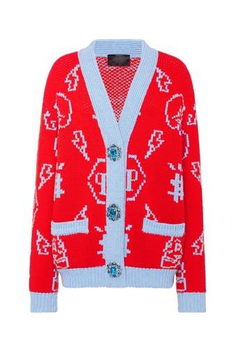 PHILIPP PLEIN Pullover MONOGRAM 13 | red