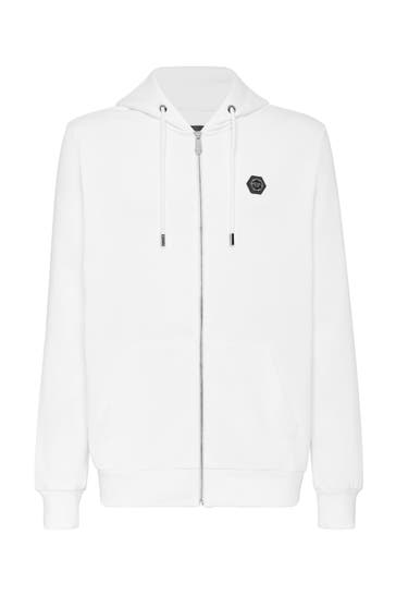 PHILIPP PLEIN Sweatjacke 01 | white