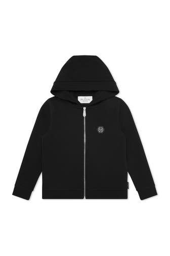 PHILIPP PLEIN Kapuzen-Sweatjacket HEXAGON