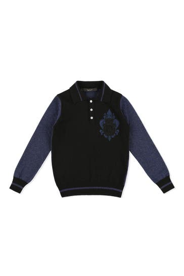 BILLIONAIRE Langarmshirt LOVE 0214 | black/darkblue