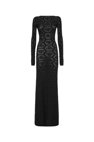 PHILIPP PLEIN Kleid MONOGRAM 02 | black