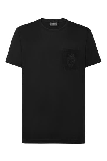 BILLIONAIRE Kurzarm-Rundhals-T-Shirt CREST
