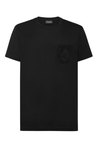 BILLIONAIRE Kurzarm-Rundhals-T-Shirt CREST