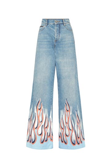 PHILIPP PLEIN Jeans FLAME 13MI | Salt'N'Pepa Straight