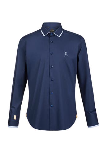 BILLIONAIRE Business-Hemd 14 | darkblue Slim Fit