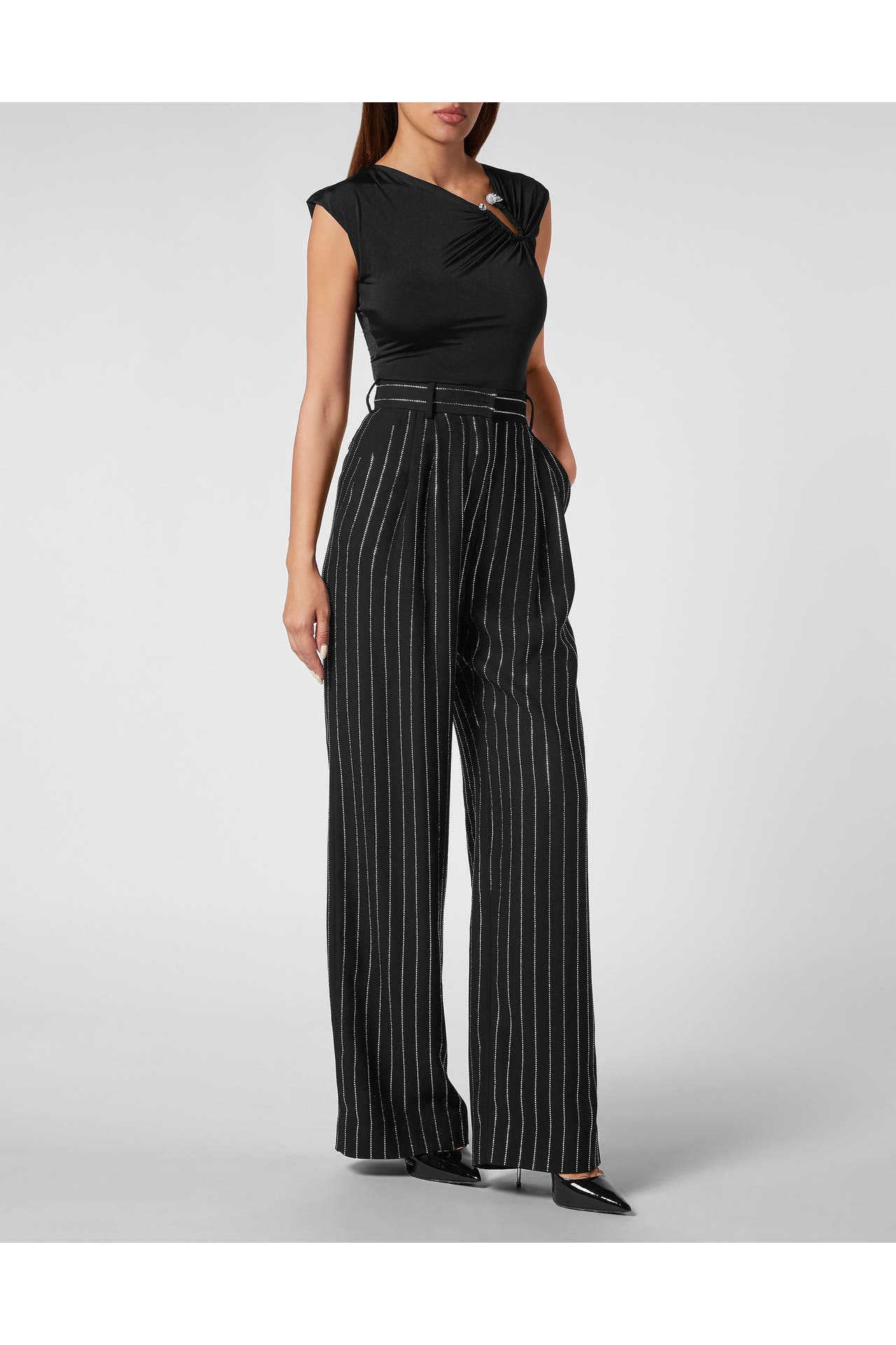 PHILIPP PLEIN Business-Hose 02 | black Loose Fit, Bild 1