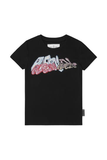 PHILIPP PLEIN T-Shirt BOMBING GRAFFITI 02 | black