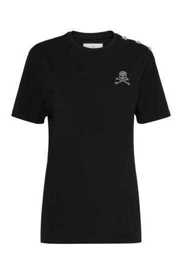 PHILIPP PLEIN T-Shirt SKULL&BONES 02 | black
