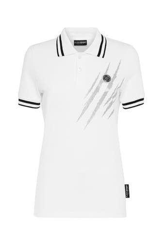 PLEIN SPORT Polo-Shirt SCRATCH 01 | white