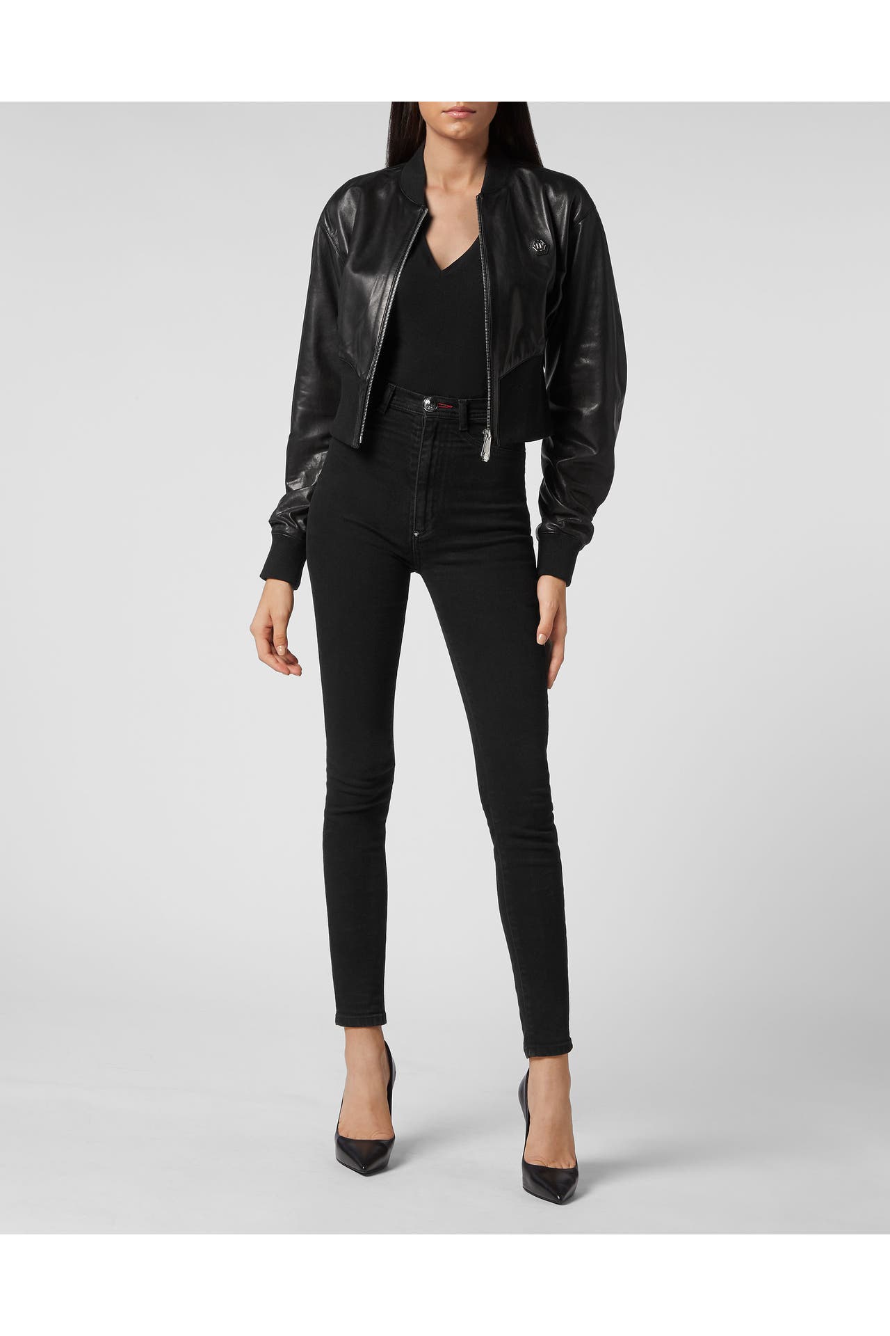PHILIPP PLEIN Lederjacke 02 | black, Bild 1
