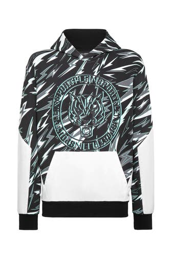PLEIN SPORT Hoodie TIGER 0263 | Black/Mintgreen